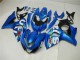 2009-2016 Suzuki GSXR 1000 Motorcycle Fairing Kits - Blue Green White Australia for Sale