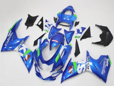 2011-2024 Suzuki GSXR 600/750 Motorcycle Fairings - Blue White Green Australia for Sale