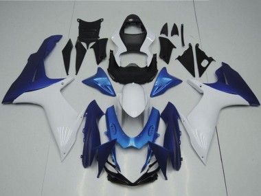 2011-2024 Suzuki GSXR 600/750 Motorcycle Fairings - White Light Blue Australia for Sale