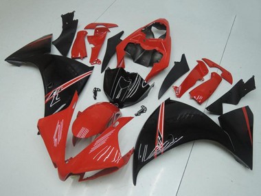 2012-2014 Yamaha YZF R1 Motorcycle Fairings - Red Glossy Black Australia for Sale