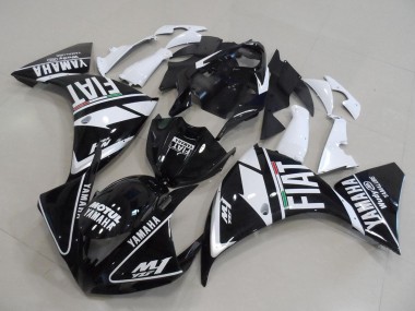 2012-2014 Yamaha YZF R1 Motorcycle Fairings - White Black Fiat Australia for Sale