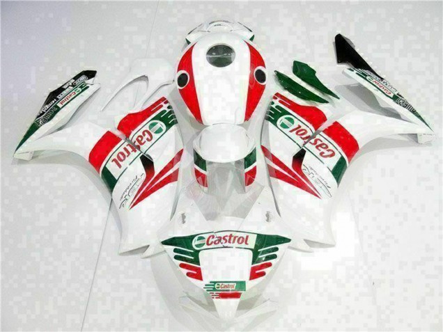 2012-2016 Honda CBR1000RR Motorcycle Fairing - White Red Green Castrol Australia for Sale