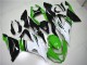2013-2018 Kawasaki ZX6R Motorcycle Fairings - Green White Glossy Black Australia for Sale