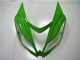 2013-2018 Kawasaki ZX6R Motorcycle Fairings - Green White Glossy Black Australia for Sale