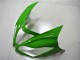 2013-2018 Kawasaki ZX6R Motorcycle Fairings - Green White Glossy Black Australia for Sale
