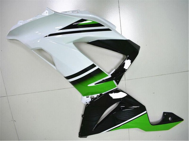 2013-2018 Kawasaki ZX6R Motorcycle Fairings - Green White Glossy Black Australia for Sale