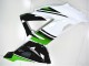 2013-2018 Kawasaki ZX6R Motorcycle Fairings - Green White Glossy Black Australia for Sale
