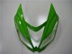 2013-2018 Kawasaki ZX6R Bike Fairings - Green Glossy Black Australia for Sale