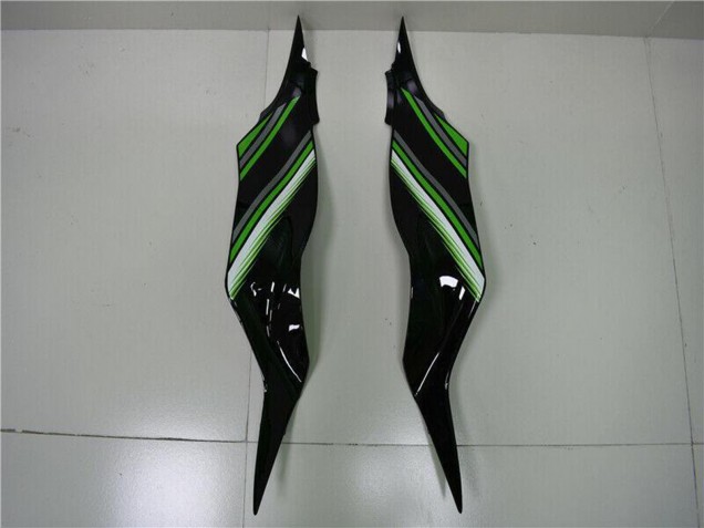 2013-2018 Kawasaki ZX6R Bike Fairings - Green Glossy Black Australia for Sale