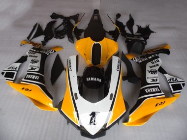 2015-2019 Yamaha YZF R1 Motorcycle Fairings - Orange White Black Motul YSP Australia for Sale