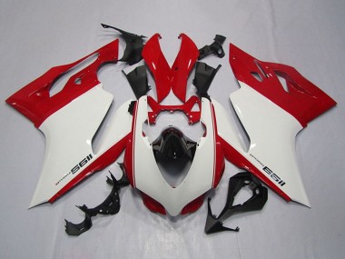 2011-2014 Ducati 1199 Motorcycle Fairings - White Red Black Australia for Sale
