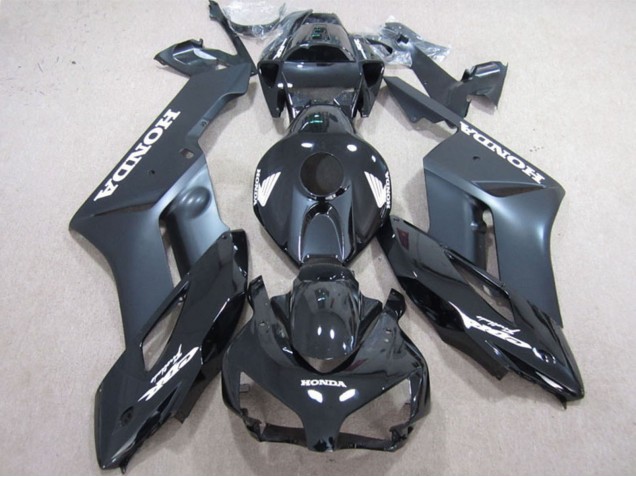 2004-2005 Honda CBR1000RR Motorcycle Fairings - Glossy Black Matte Black White Decals Australia for Sale