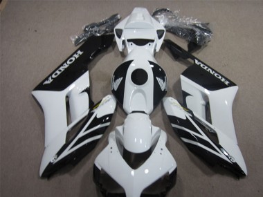 2004-2005 Honda CBR1000RR Motorcycle Fairings - White Glossy Black Stripe Australia for Sale
