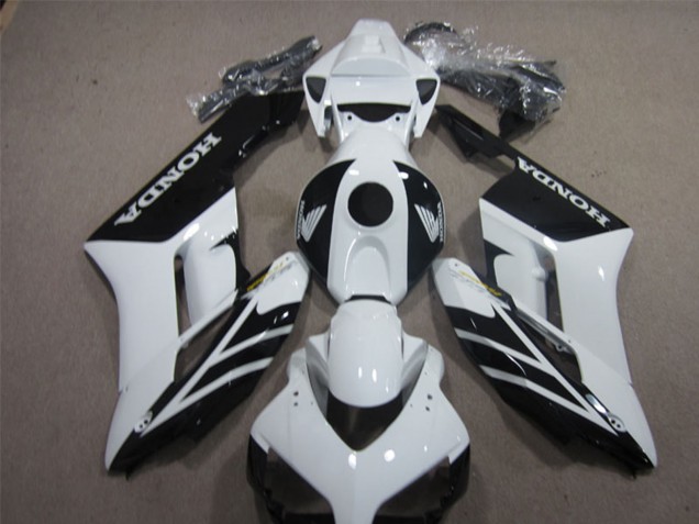 2004-2005 Honda CBR1000RR Motorcycle Fairings - White Glossy Black Stripe Australia for Sale