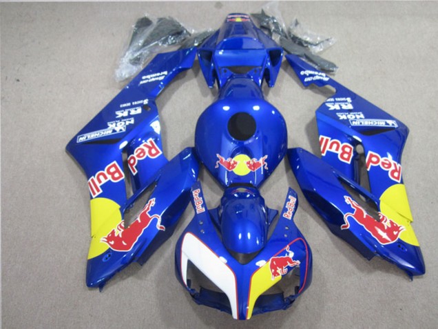 2004-2005 Honda CBR1000RR Motorcycle Fairings - Blue Yellow White Red Bull Australia for Sale