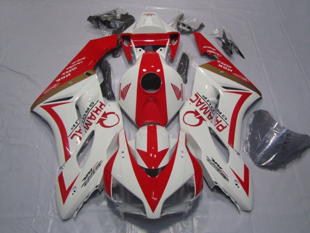 2004-2005 Honda CBR1000RR Motorcycle Fairings - White Red Pramac Australia for Sale