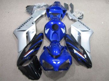 2004-2005 Honda CBR1000RR Motorcycle Fairing - Silver Blue Glossy Black Australia for Sale