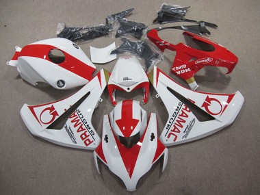 2008-2011 Honda CBR1000RR Motorcycle Fairings - White Red Pramac Australia for Sale