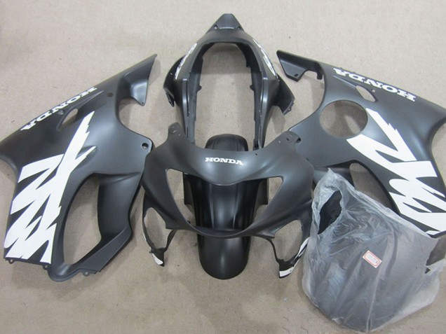 1999-2000 Honda CBR600 F4 Motorcycle Fairings - Matte Black Red Decals Australia for Sale