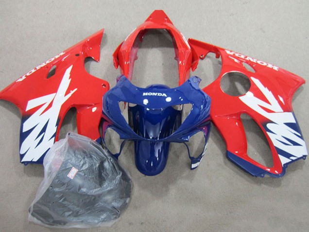 1999-2000 Honda CBR600 F4 Motorcycle Fairings - Red Dark Blue Australia for Sale