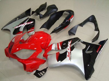 2004-2007 Honda CBR600 F4i Abs Motorcycle Fairings - Silver Red Glossy Black Australia for Sale
