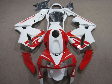 2003-2004 Honda CBR600RR Motorcycle Fairings - White Red Australia for Sale