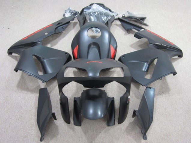 2003-2004 Honda CBR600RR Motorcycle Fairings - Matte Black Red Australia for Sale