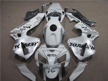 2005-2006 Honda CBR600RR Motorcycle Fairings - White Black Repsol Australia for Sale