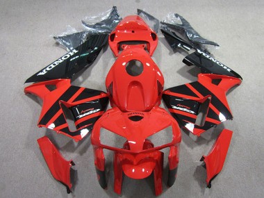 2005-2006 Honda CBR600RR Motorcycle Fairings Kits - Red Black Australia for Sale