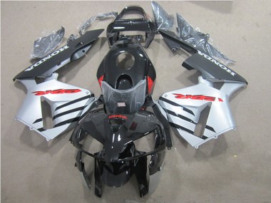 2005-2006 Honda CBR600RR Motorcycle Fairings - Glossy Black Silver Red Australia for Sale