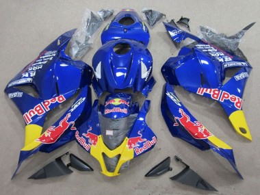 2009-2012 Honda CBR600RR Motorcycle Fairings - Blue Yellow Red Bull Australia for Sale