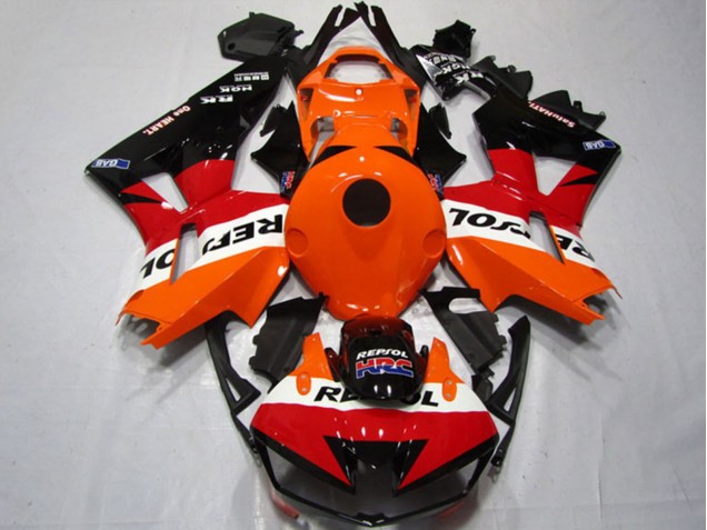 2013-2023 Honda CBR600RR Motorcycle Fairings Kits - Orange White Red Glossy Black Repsol Australia for Sale