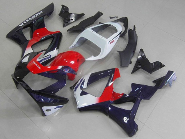 2000-2001 Honda CBR900RR 929 Motorcycle Fairings - White Red Dark Blue Australia for Sale