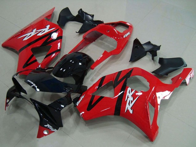 2002-2003 Honda CBR900RR 954 Motorcycle Fairings - Red Glossy Black Stripe Australia for Sale