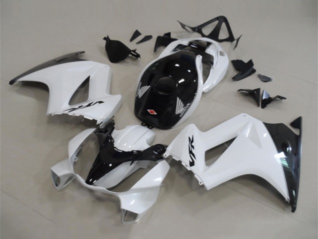 2002-2013 Honda VFR 800 Motorcycle Fairings - White Glossy Black Australia for Sale