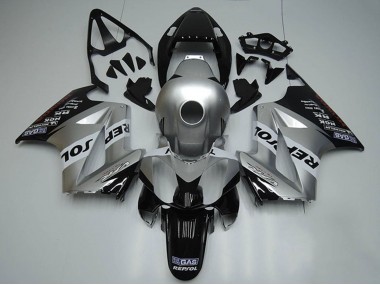 2002-2013 Honda VFR 800 Motorcycle Fairings - Silver White Glossy Black Repsol Australia for Sale