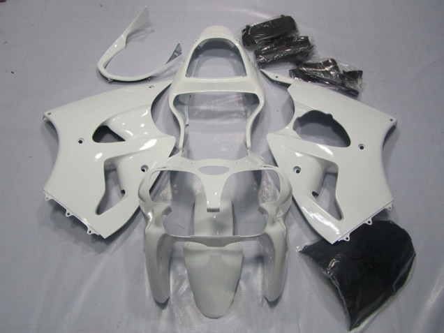 2000-2002 Kawasaki ZX6R Motorcycle Fairings - White Australia for Sale