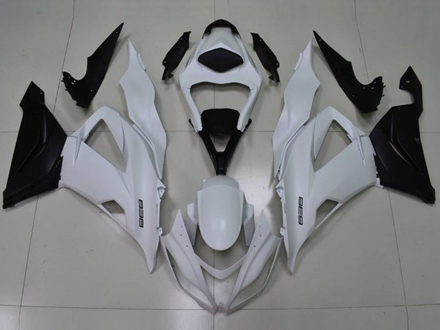 2013-2018 Kawasaki ZX6R Motorcycle Fairings - White Black 636 Australia for Sale