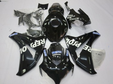 2008-2011 Honda CBR1000RR Motorcycle Fairings - Glossy Black Blue White Repsol Australia for Sale