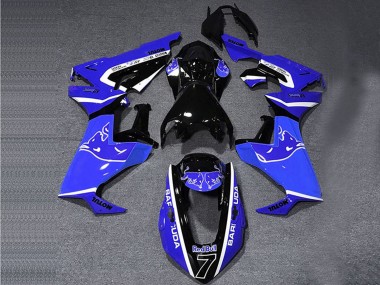 2017-2023 Honda CBR1000RR Motorcycle Fairings - Blue White Glossy Black Bull Australia for Sale