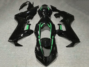 2017-2023 Honda CBR1000RR Motorcycle Fairings - Glossy Black Forest Green Lining Australia for Sale