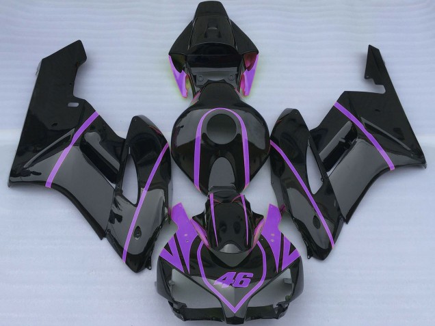 2004-2005 Honda CBR1000RR Motorcycle Fairings - Glossy Black Purple Australia for Sale