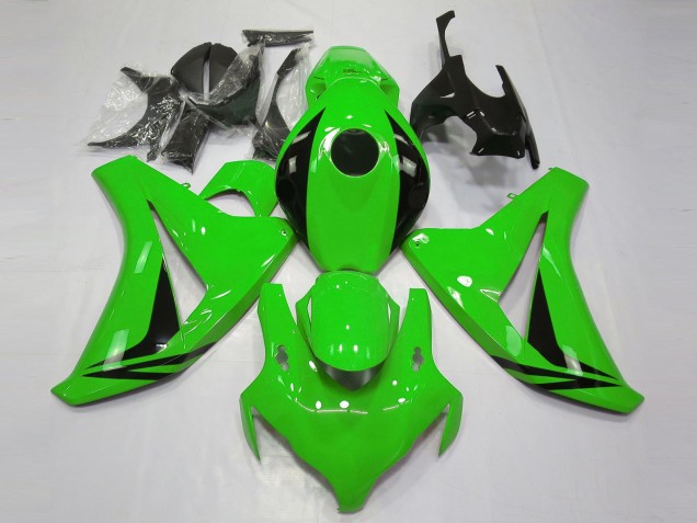 2008-2011 Honda CBR1000RR Motorcycle Fairings - Green Glossy Black OEM Style Australia for Sale