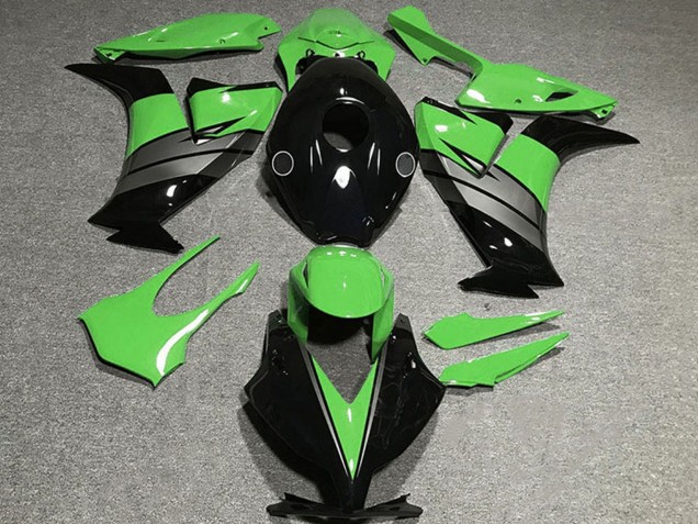 2012-2016 Honda CBR1000RR Motorcycle Fairings - Green Grey Glossy Black Australia for Sale