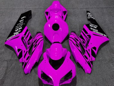 2004-2005 Honda CBR1000RR Motorcycle Fairings - Pink Glossy Black Flame Australia for Sale