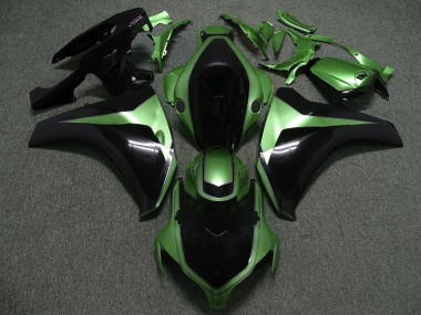 2008-2011 Honda CBR1000RR Motorcycle Fairings - Green Glossy Black Custom Australia for Sale