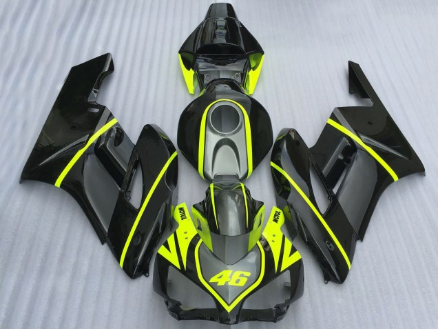 2004-2005 Honda CBR1000RR Motorcycle Fairings - Grey Black High Viz Yellow Motul 46 Australia for Sale