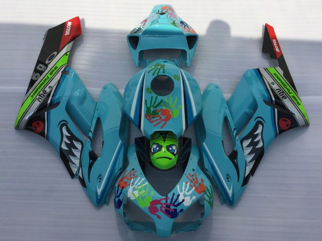 2004-2005 Honda CBR1000RR Motorcycle Fairings - Blue Green Black Red Shark Australia for Sale