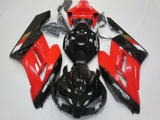 2004-2005 Honda CBR1000RR Motorcycle Fairings - Red Glossy Black Mugen Australia for Sale
