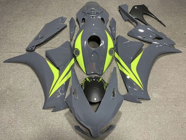 2012-2016 Honda CBR1000RR Motorcycle Fairings - Nardo Grey Fluo Yellow Carbon Fiber Australia for Sale